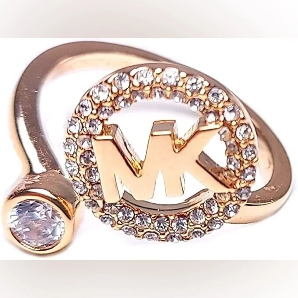 Michael Kors,NIB,tag attached,MK Logo surrounded with sparkling pave,Crystals❤️